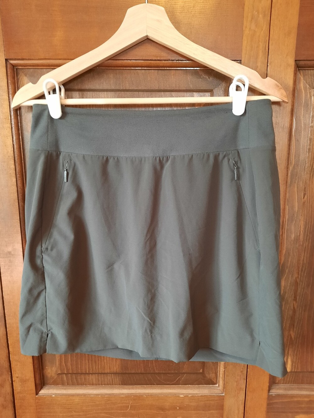 Athleta Soho Skort Charcoal Gray Activewear Athletic Tennis Pickleball Size 6